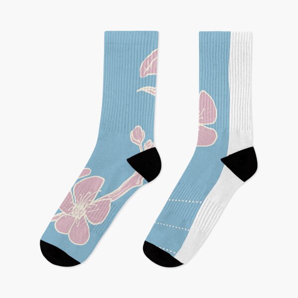 Aperçu de l'œuvre Fleurs de Sakura - Bleu créée et vendue par AubeGoulet.