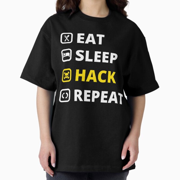 Item preview, Eat Sleep Hack Repeat designed and sold by DevGoodies.