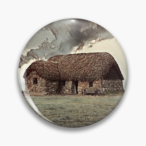 Item preview, Stone house against a foggy background designed and sold by crea-homedesign.