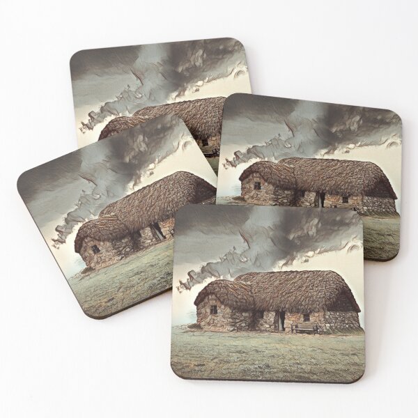 Item preview, Stone house against a foggy background designed and sold by crea-homedesign.