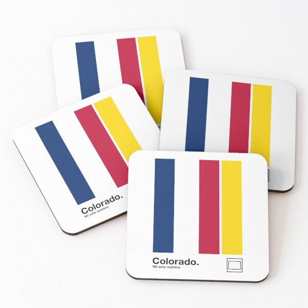 Item preview, Colorado  // Original Minimalist Artwork Poster Design designed and sold by AestheticNow.