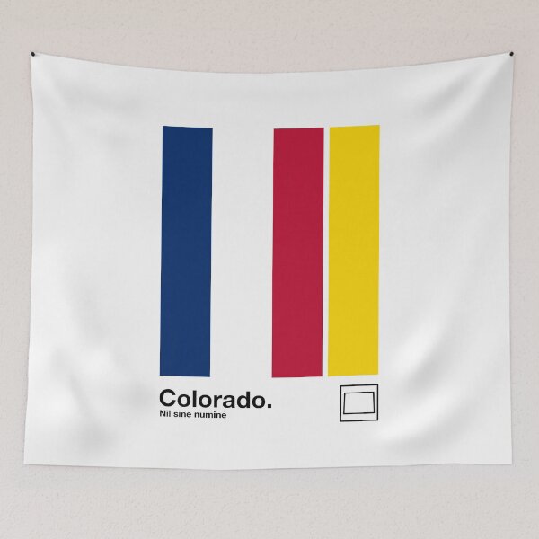 Item preview, Colorado  // Original Minimalist Artwork Poster Design designed and sold by AestheticNow.