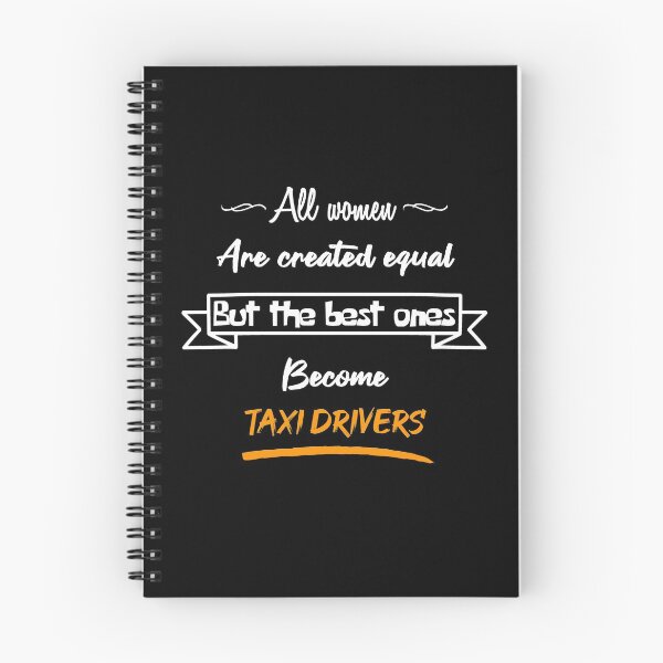 Item preview, The best women become taxi drivers (English) designed and sold by 2Girls1Shirt.