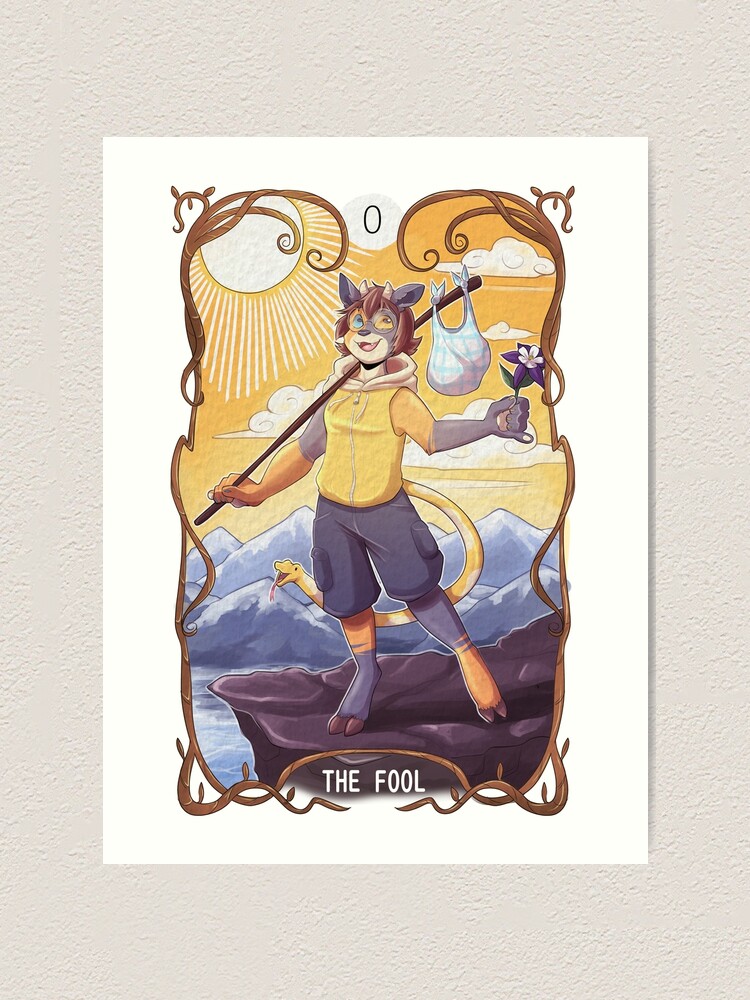 Nominering Indsigt Svække Silas Tarot - The Fool" Art Print for Sale by spoonychan | Redbubble