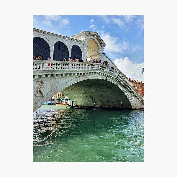 Venice Rialto Bridge view Photographic Print