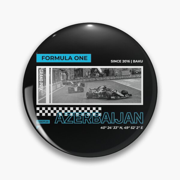 Item preview, Camiseta del Gran Premio de Azerbaiyán F1 designed and sold by ginokelleners.