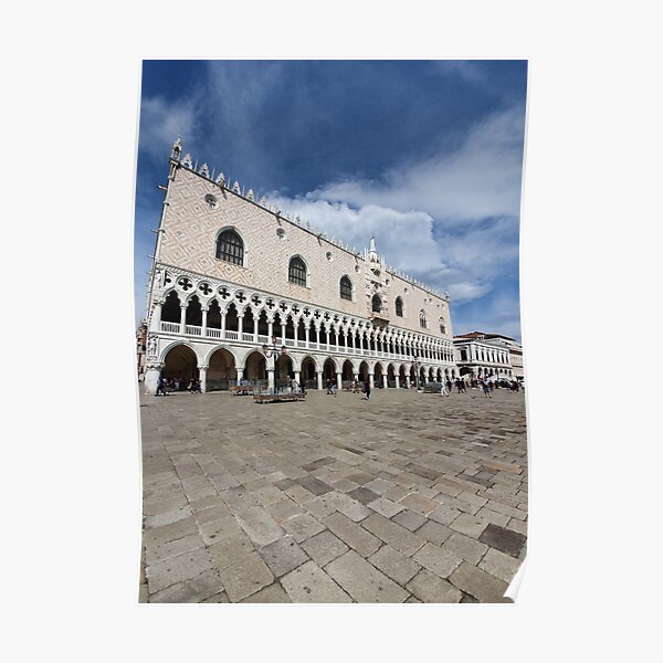Venice Doge Palace view Poster
