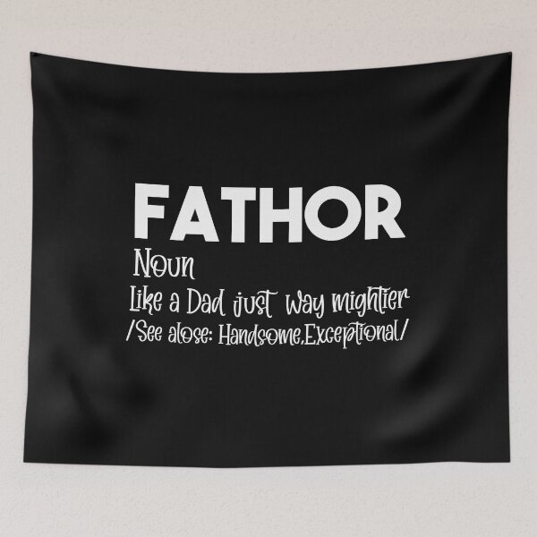Item preview, Fa-Thor Like Dad Just Way Mightier Hero Fathers Day T-Shirt Dad Gift for Fathers Day designed and sold by piskwi.