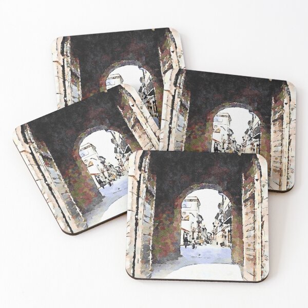 Item preview, Barbarano Romano: city gate designed and sold by Giuseppe Cocco.