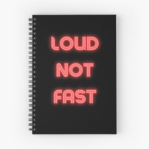 Item preview, loud not fast designed and sold by Izemiro.