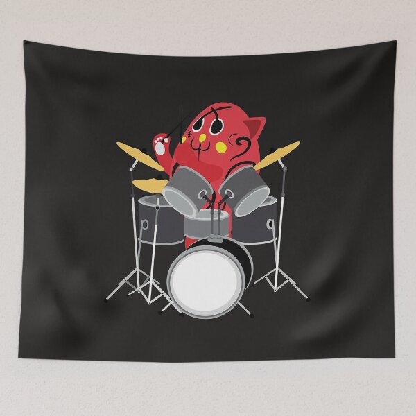 Item preview, Nyango Star Mascot Drummer T Shirt-4500 designed and sold by LoisCormier.