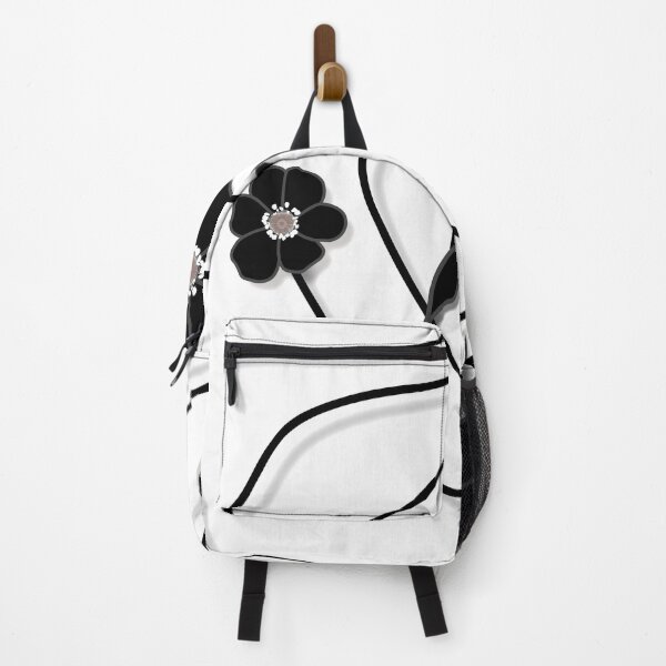 Aperçu de l'œuvre Motif floral noir et blanc inspiré du vitrail frappant - Caroline Laursen Original créée et vendue par Caroline Laursen.