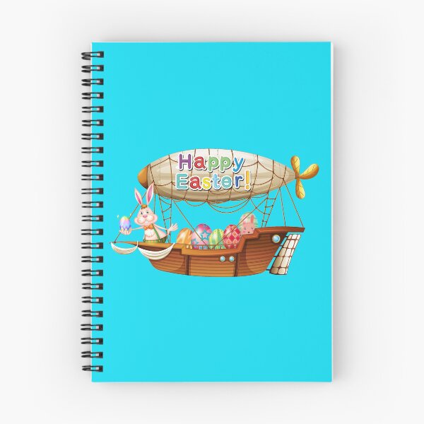 Item preview, Happy Easter Bunny Balloon Boat designed and sold by Warrior Veteran Clothing.
