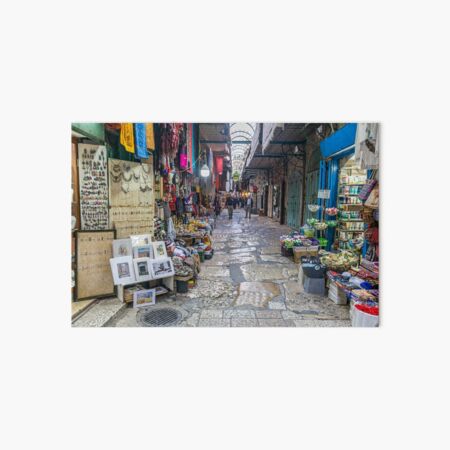 Jerusalem Old City alley Art Board Print