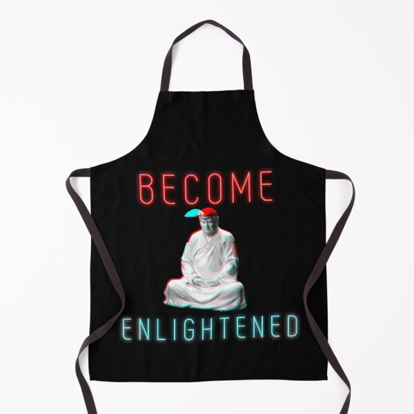 Item preview, .BECOME ENLIGHTENED Trump meditating statue designed and sold by Sabrinaski.