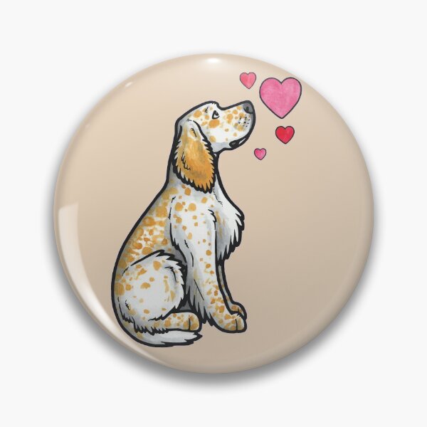 Item preview, English Setter love designed and sold by animalartbyjess.