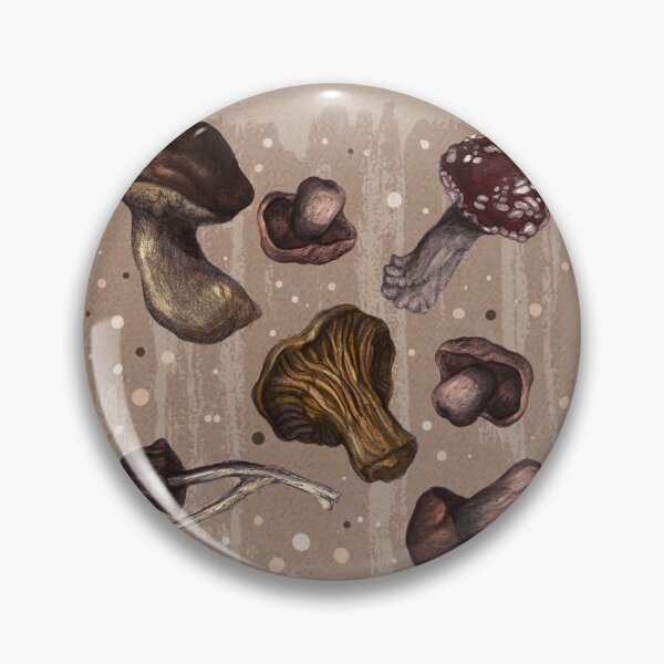 Item preview, Natural mushrooms designed and sold by Patdraws.