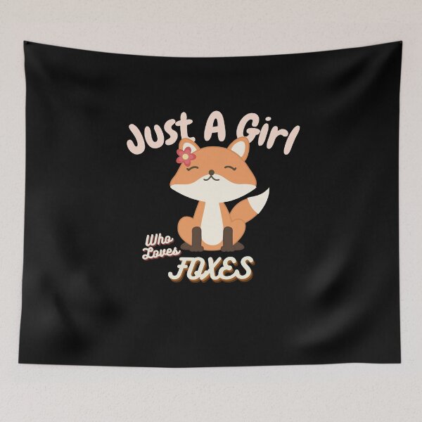 Item preview, Just A Girl Who Loves Foxes - Cool And Cute Gift For Fox Lovers & Girls designed and sold by anassrida.