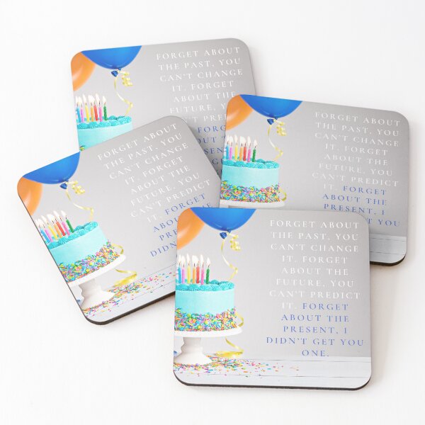 Item preview, Forget about the present birthday card designed and sold by LADYGOODMOOD.