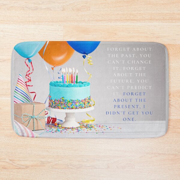 Item preview, Forget about the present birthday card designed and sold by LADYGOODMOOD.