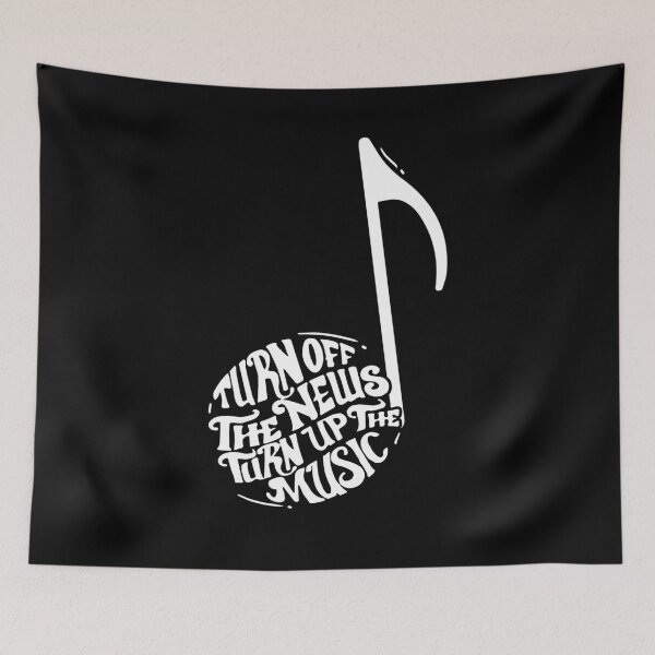 Item preview, Turn Off News Turn Up Music Lovers designed and sold by Dressed For  Duty.