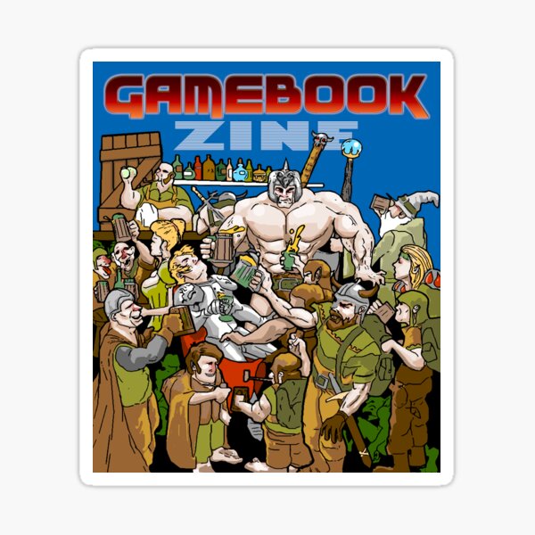 Item preview, Gamebook Zine Inn Cover designed and sold by Harlequitmix.