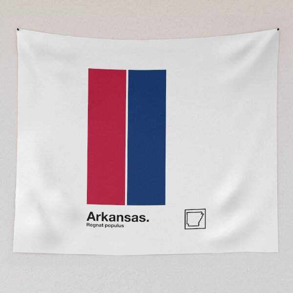 Item preview, Arkansas  // Original Minimalist Artwork Poster Design designed and sold by AestheticNow.