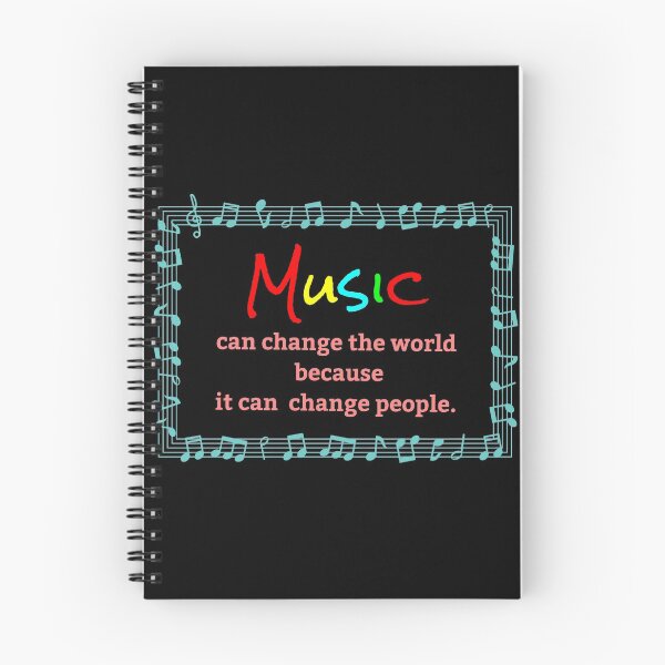Item preview, Beautiful music quote. Music can change the world because it can change people.  designed and sold by efenem.