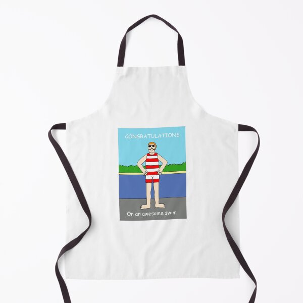 Item preview, Awesome Swim Congratulations Retro Swimmer designed and sold by KateTaylor.