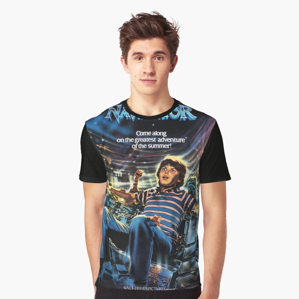 NEW MOVIE POSTER FLIGHT OF THE NAVIGATOR T-SHIRT NEW MOVIE POSTER FLIGHT OF THE NAVIGATOR T-SHIRT