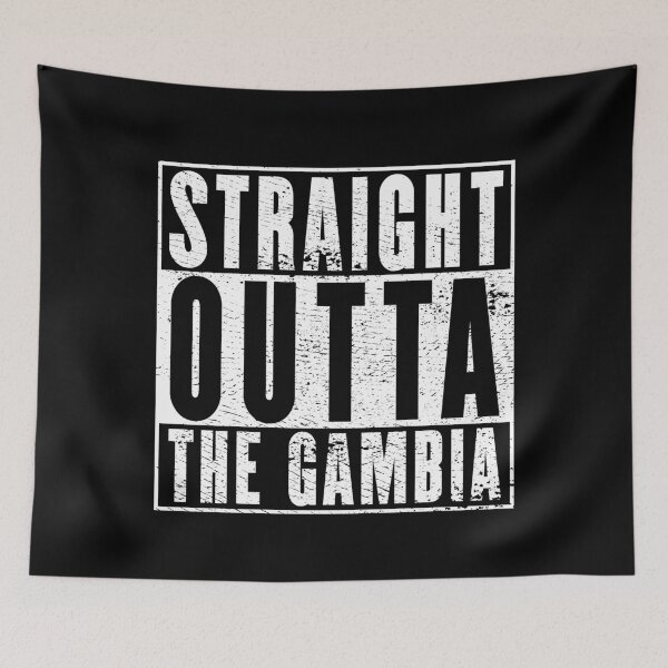 Item preview, Straight Outta The Gambia designed and sold by RandomStuffShop.