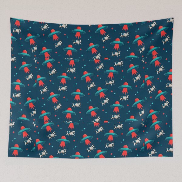 Item preview, Funny Ufo Pattern designed and sold by BlascoShop.