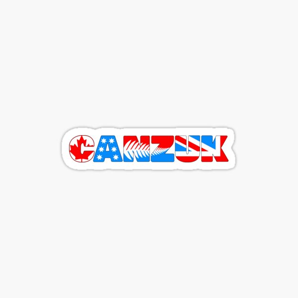 Canzuk Stickers Redbubble