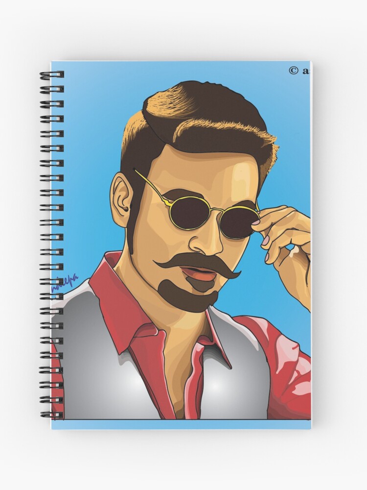 Digital Painting of Tamil Actor Adhi - Desi Painters