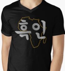 Blasian 2.0 (Korean) Men's V-Neck T-Shirt