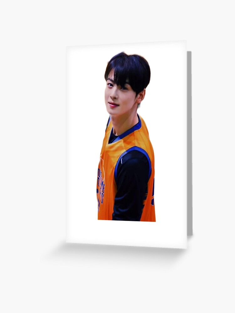 Cha eun woo astro member  Greeting Card for Sale by Divya21