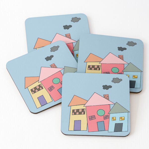 Item preview, Colourful houses designed and sold by Eve :).