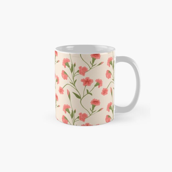 Carnation Vines Classic Mug