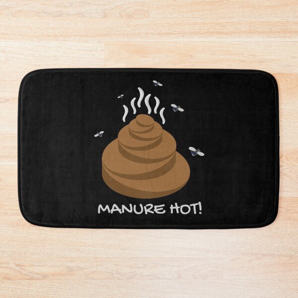 Item preview, Manure hot! (Man, you're hot!). Funny farming pun, chat up line. designed and sold by JellyBeenzz.