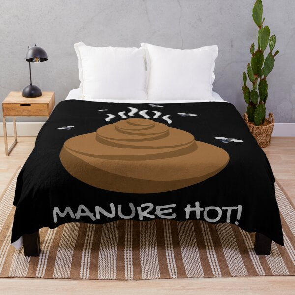 Item preview, Manure hot! (Man, you're hot!). Funny farming pun, chat up line. designed and sold by JellyBeenzz.