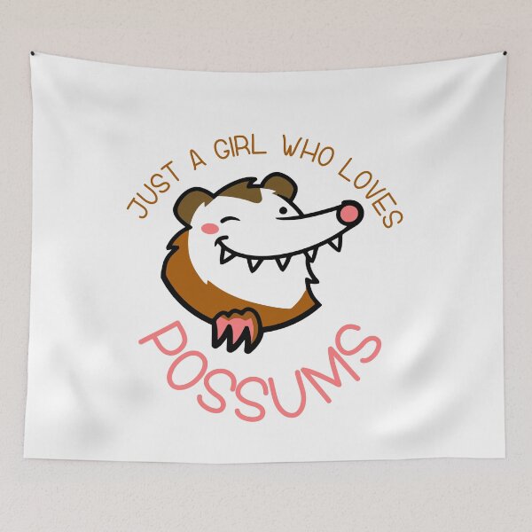 Item preview, Just a Girl Who Loves Possums designed and sold by TeesYouWant.