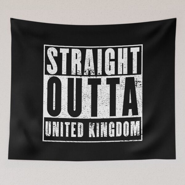 Item preview, Straight Outta United Kingdom designed and sold by RandomStuffShop.