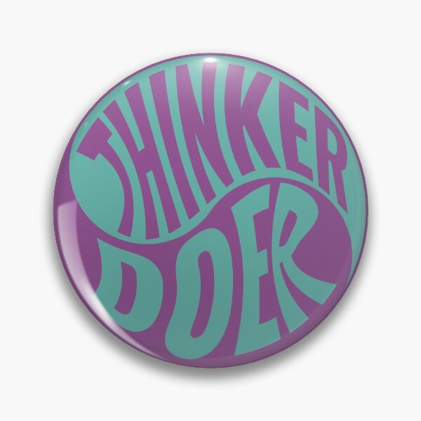 Item preview, THINKER vs DOER Yin Yang green designed and sold by SVGWBA.