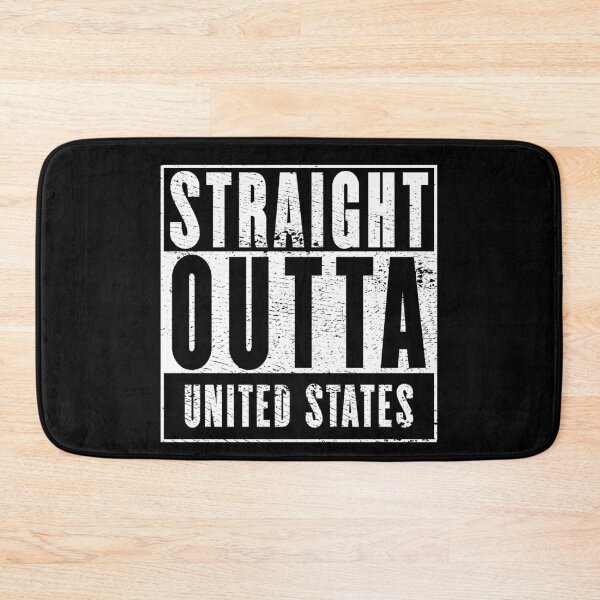 Item preview, Straight Outta United States designed and sold by RandomStuffShop.
