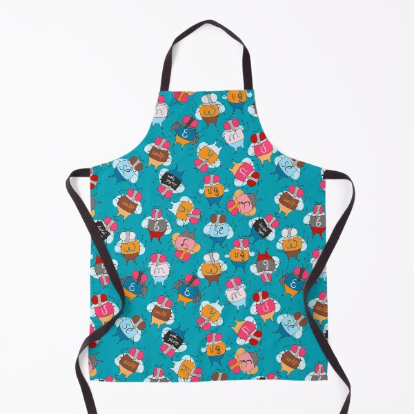 Item preview, Cute Drosophila Melanogaster mutants on Turquoise designed and sold by fogoosherie.