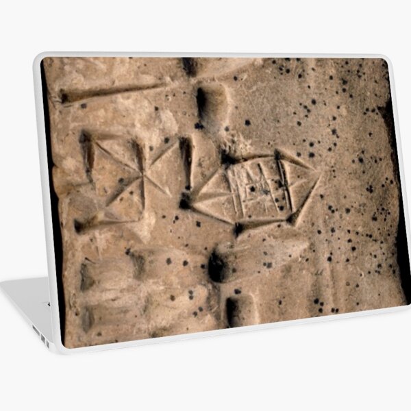 Proto-Elamite (ca. 3100-2900 BC) Clay Tablet, Language Undetermined Laptop Skin