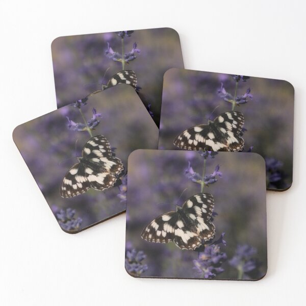 Item preview, Galatea butterflies with shades of lavender  designed and sold by ritadilalla.