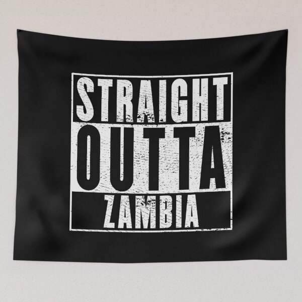 Item preview, Straight Outta Zambia designed and sold by RandomStuffShop.