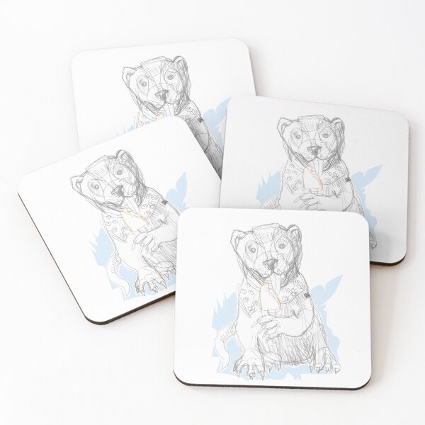 Item preview, Ferret Eating Ice-cream (Drawing by Alice CCI) designed and sold by VanyssaGraphics.