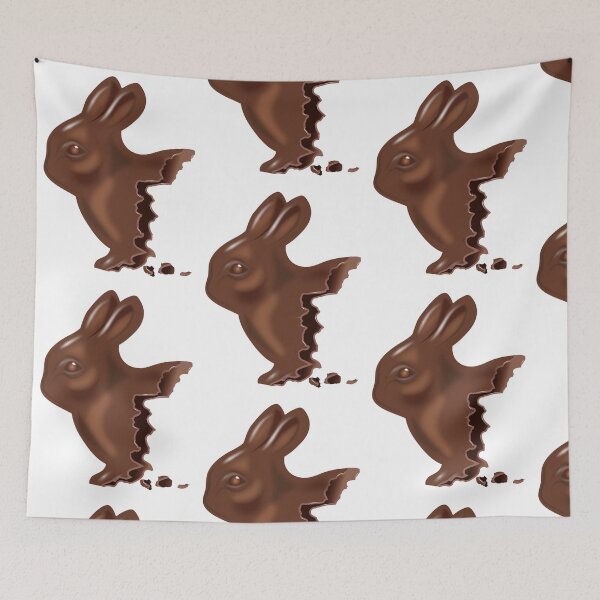 Item preview, half eaten chocolate Easter bunny designed and sold by Kisho.